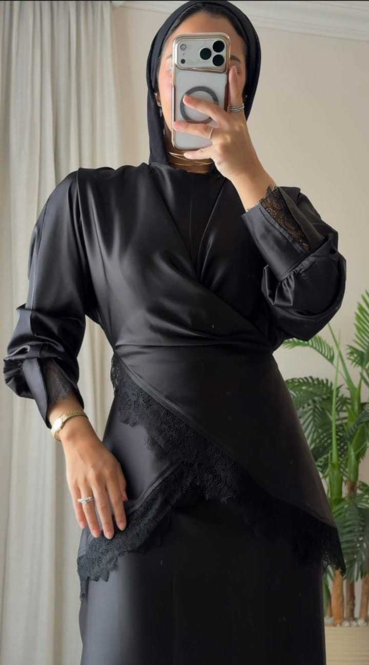 Galaxy Wrapped Suit - Black