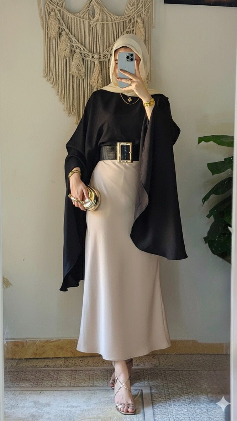 Black Shimery blouse