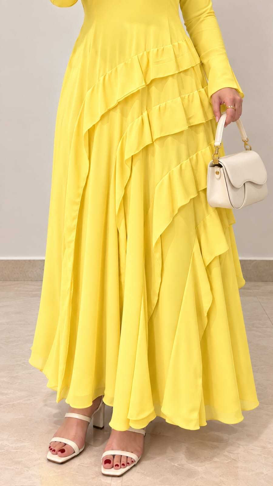 Malika Dress - Yellow