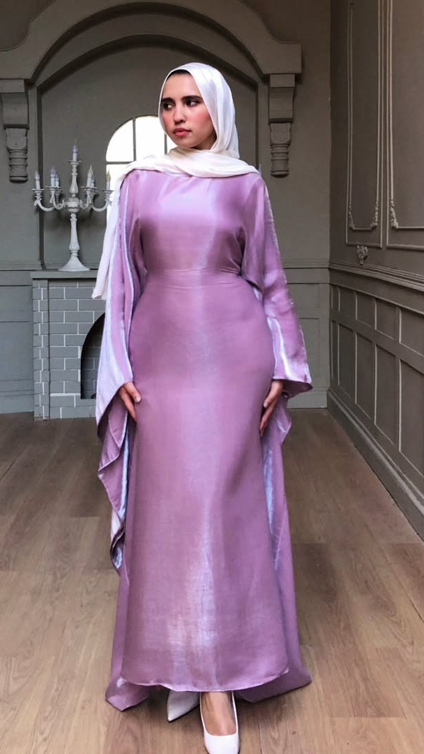 Dusty Mauve Dol Lila dress