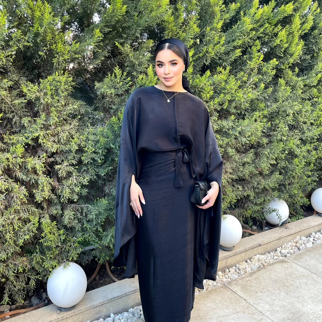 Black Shimery suit