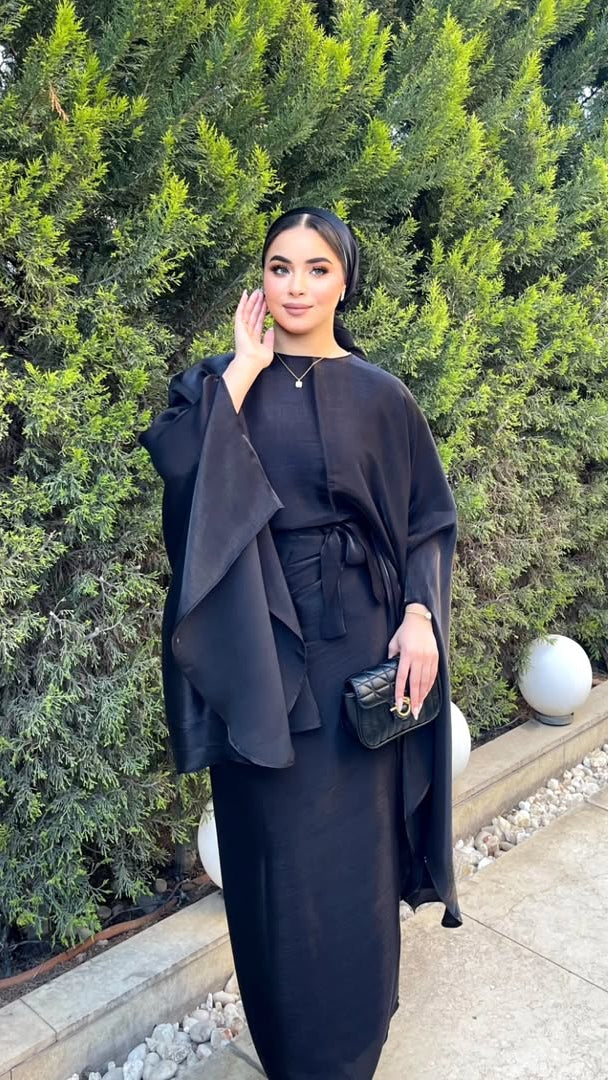 Black Shimery suit