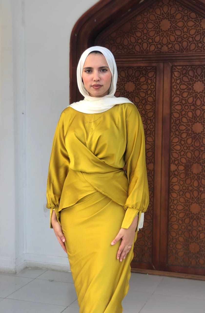 yellow Galaxy wrapped suit