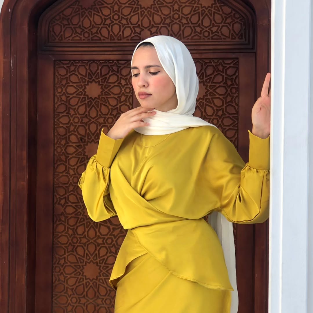 yellow Galaxy wrapped suit