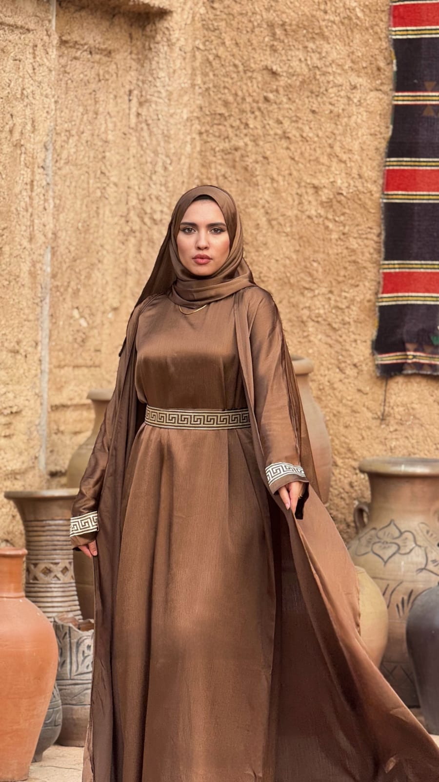 Wakar Abaya Light brown