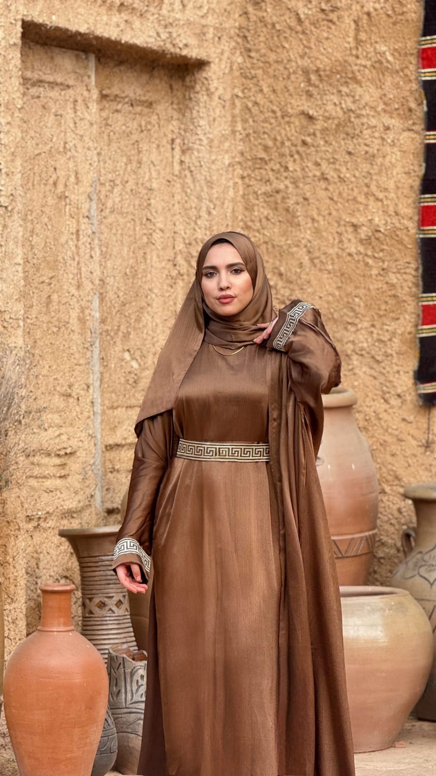 Wakar Abaya Light brown