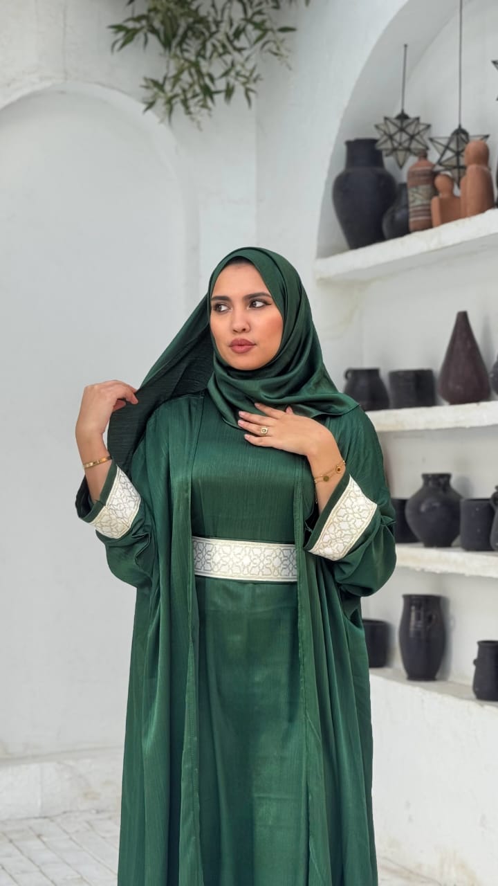 Wakar Abaya Dark Olive