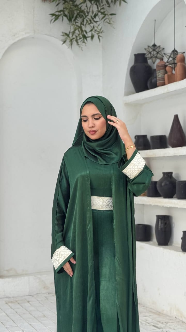 Wakar Abaya Dark Olive