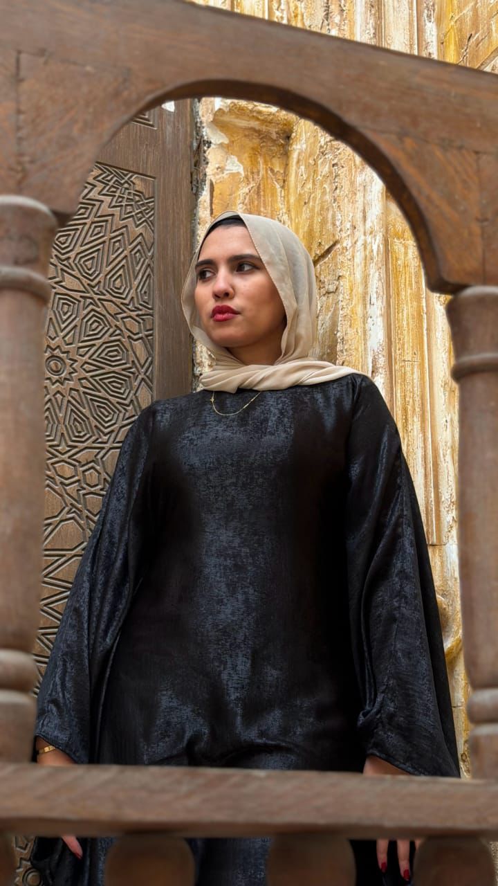 Luxury Black Abaya