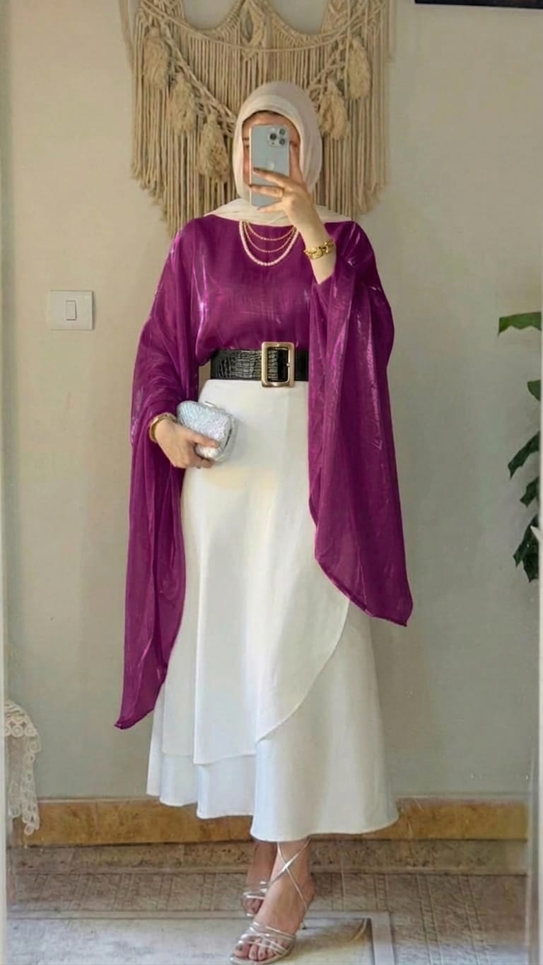 Purple Shimery blouse