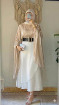 Biege shimmery blouse