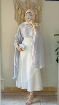 Gray Shimery blouse