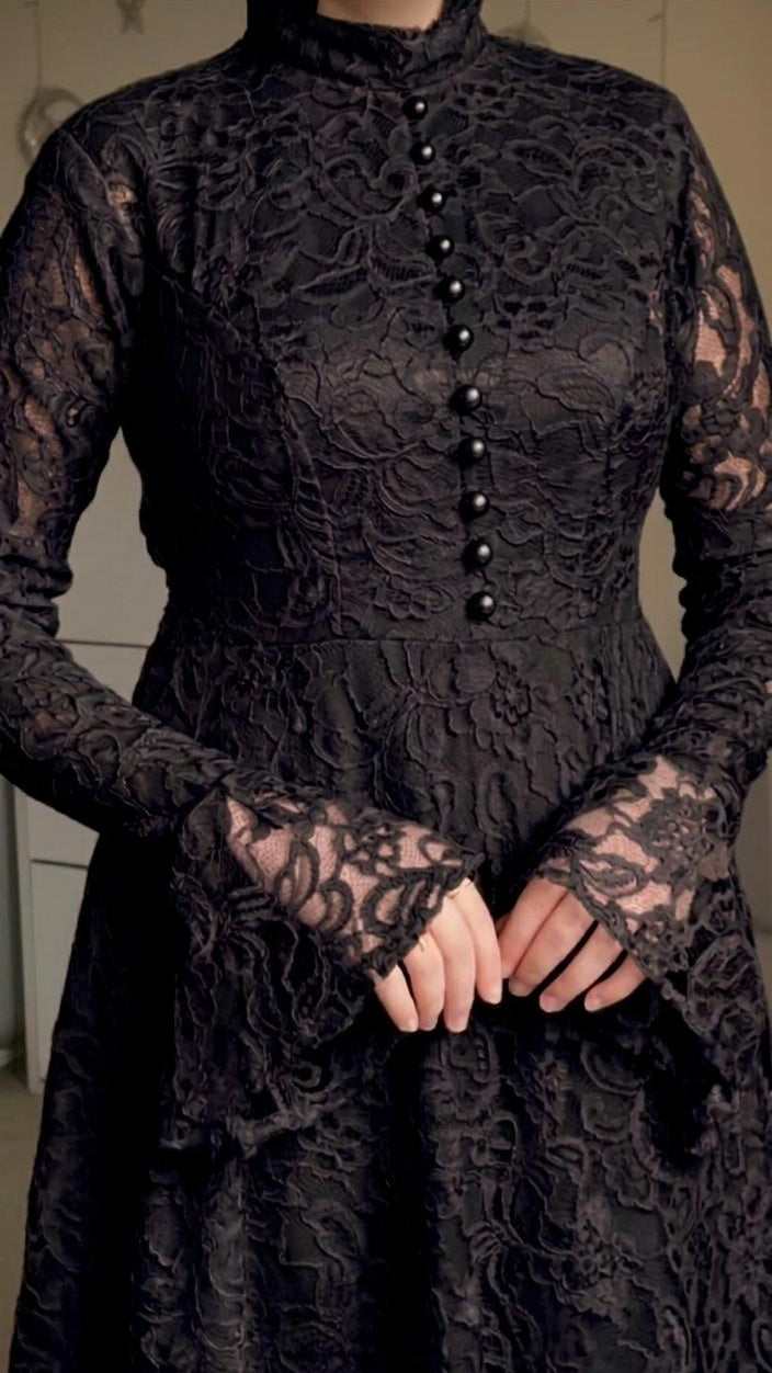 Black Dalal Daniel Dress