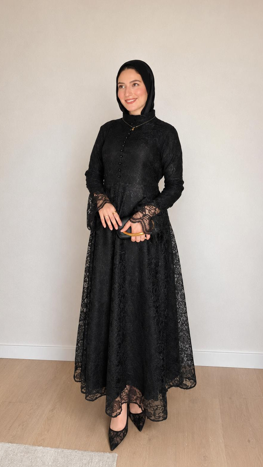 Black Dalal Daniel Dress