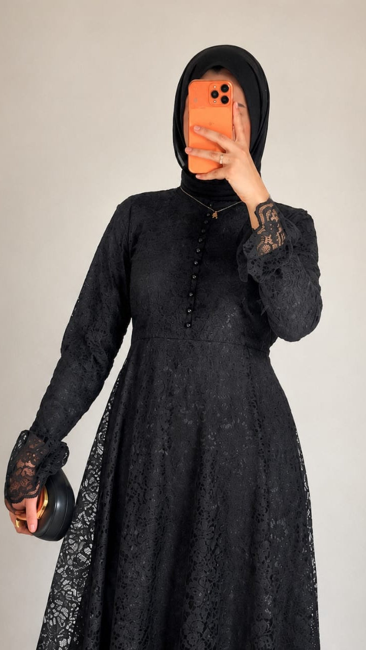 Black Dalal Daniel Dress