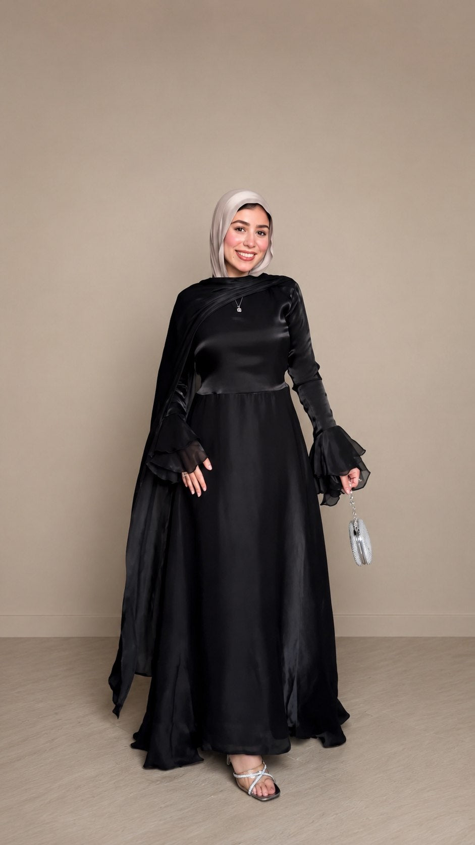 Black Flurry Dress