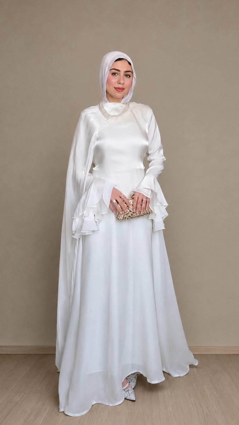White Flurry Dress