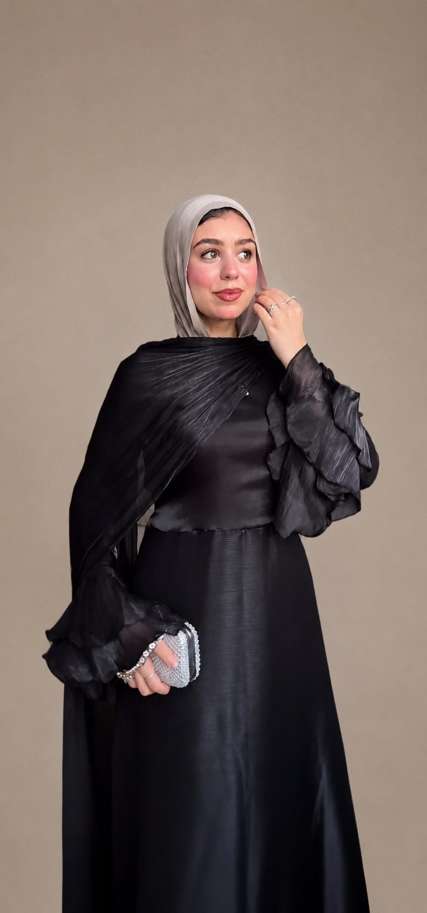 Black Flurry Dress